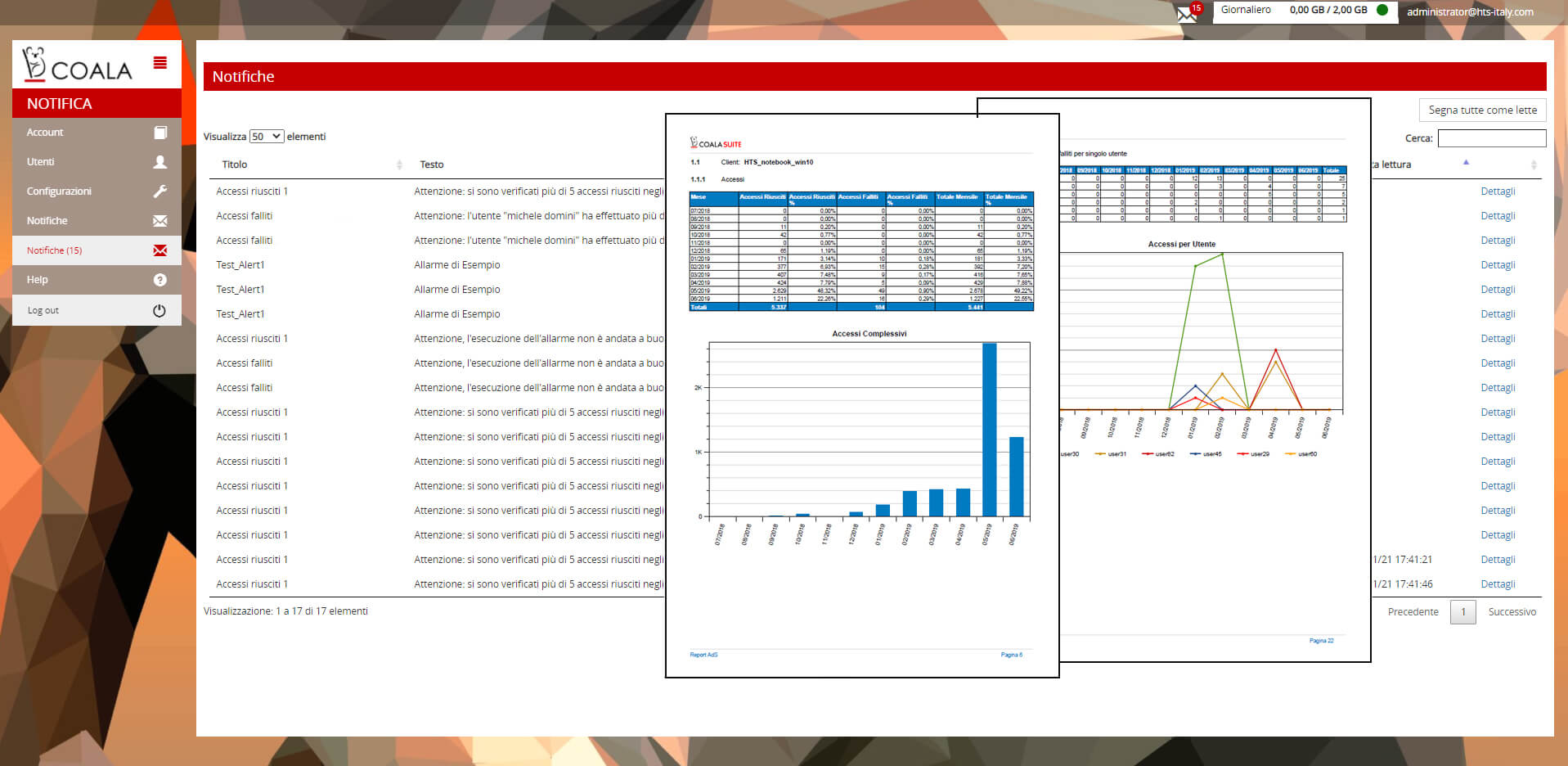 Log Management On-Premises Screenshot